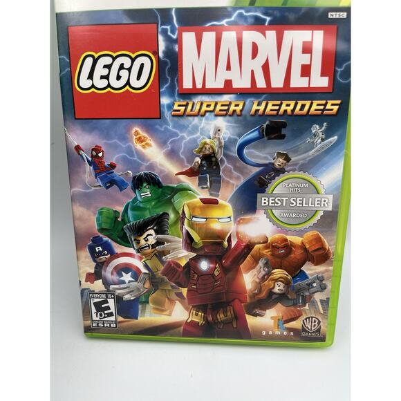 LEGO Marvel Super Heroes Microsoft Xbox 360 Video Game Complete - Picture 2 of 10